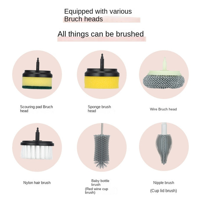 Electric Hand Cleaning Brush Multifunctional Cleaning Ball