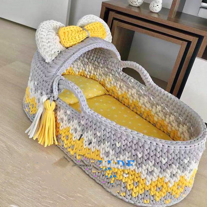 Baby bed woven material package finished product