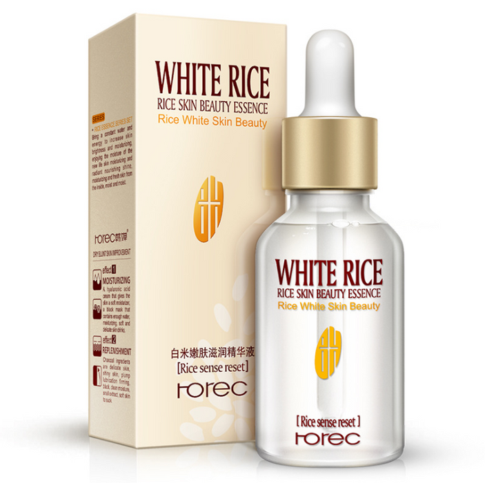 White Rice Whitening Serum Gesichtsfeuchtigkeitscreme Anti-Falten-Anti-Aging