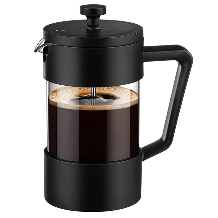 French Press Coffee and Tea Maker 12 Ounce Thickened Borosilicate GL Coffee