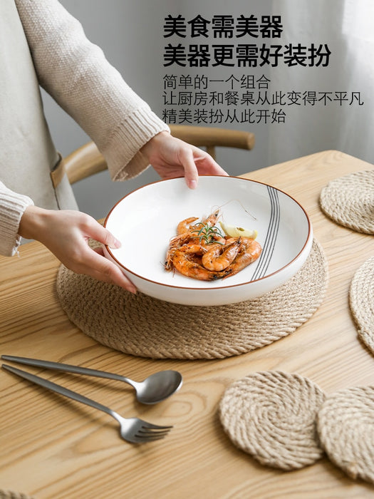 Japanese style woven thermal insulation for household use. Anti-scald protection