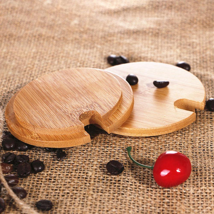 Natürliche Bambus Becher Tasse Deckel Deckel Kreativ Verschiedene Größe Für