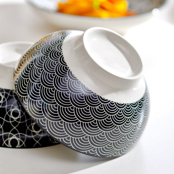 Vancasso Haruka 4/8/12 pieces 600ML Japanese style porcelain ceramic