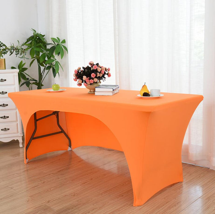 Wedding Tablecloth Spandex Table Cloth Rectangular Lycra Table Linen