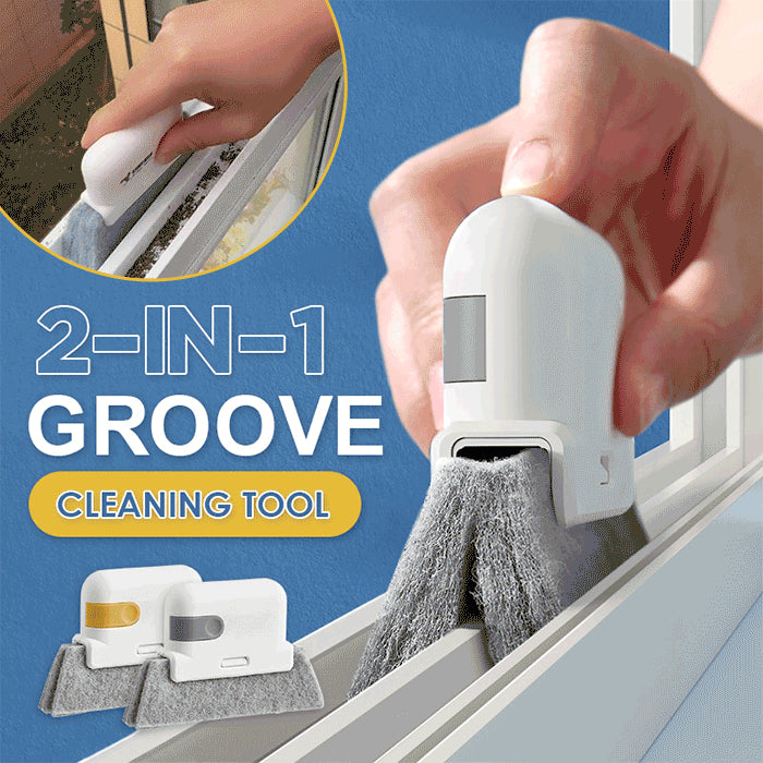 Window Groove Cleaning Tool Creative Window Groove Cleaning Cloth Window Cleaning Brush Window Slot Cleaner Brush Groove Brush