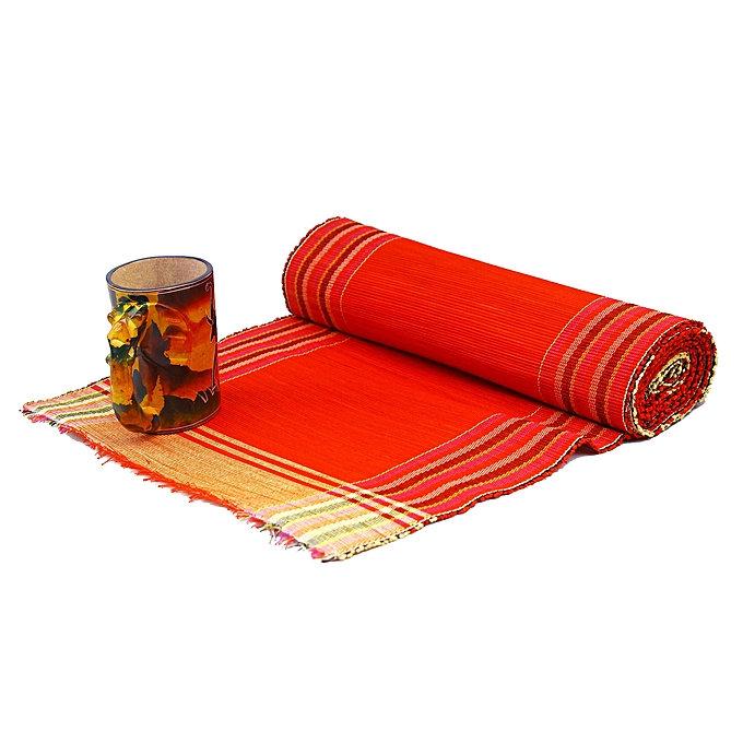 Raffia grass set of placemats / African placemat and runner